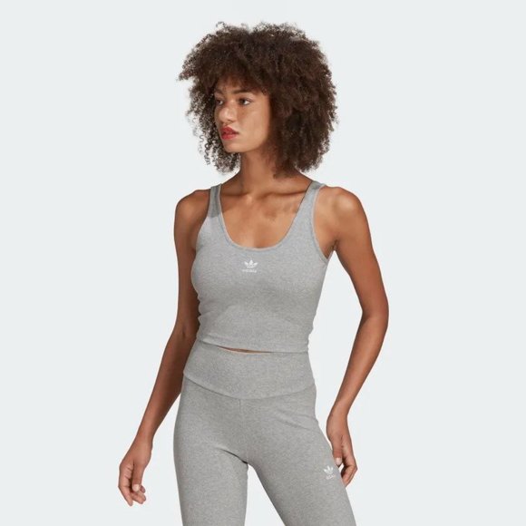 adidas Originals Tops - NWT Women's Adidas Originals Adicolor Essentials Rib Tank Top Gray